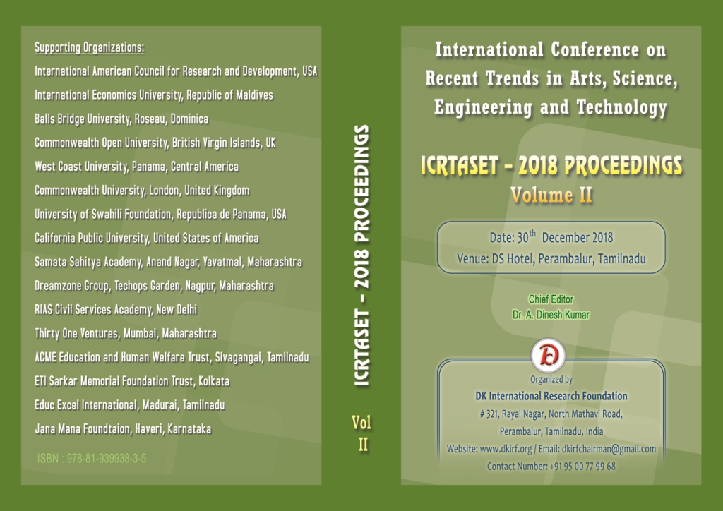 International Conference on Recent Trends in Arts, Science, Engineering and Technology